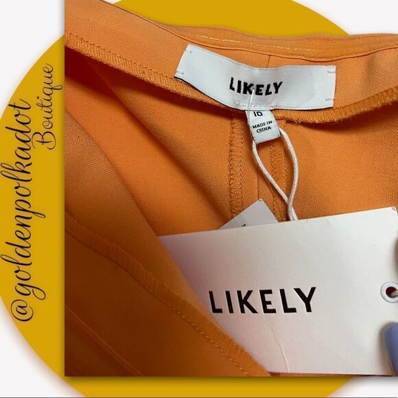 Likely Women's Laurens Dress
In Mandarin Sun Tangerine Barbie Core Strapless NWT - Picture 9 of 17